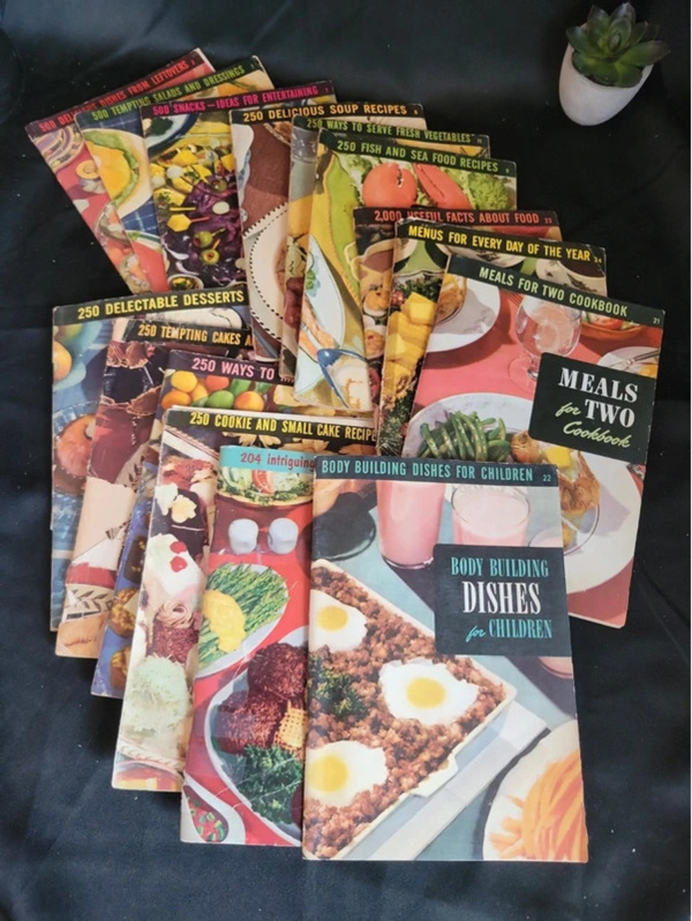 15 Vintage Recipe Books by Culinary Arts Institute 1950's